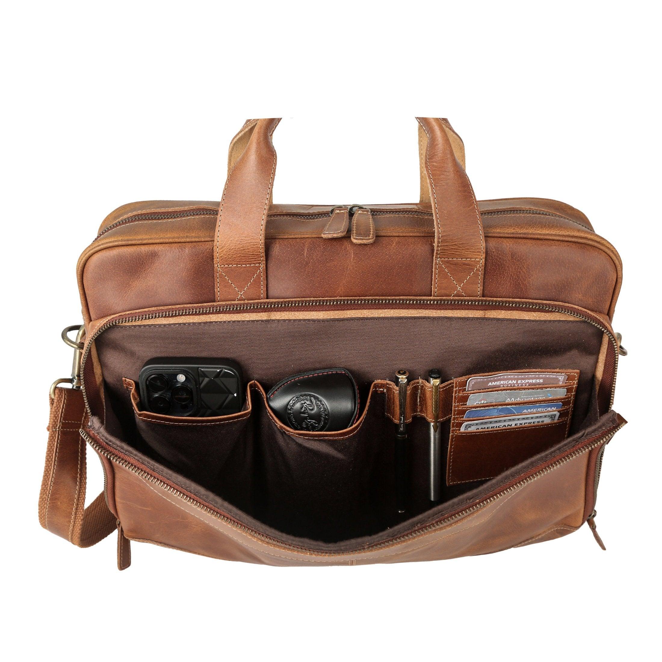 16 Inch Multi-compartment Work Laptop Briefcase