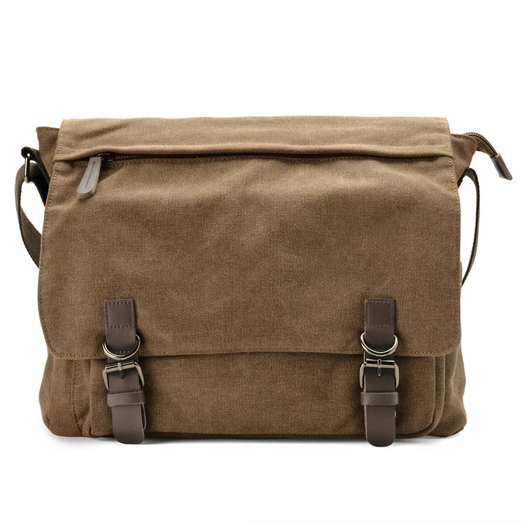 Structured Flap Laptop Messenger Bag