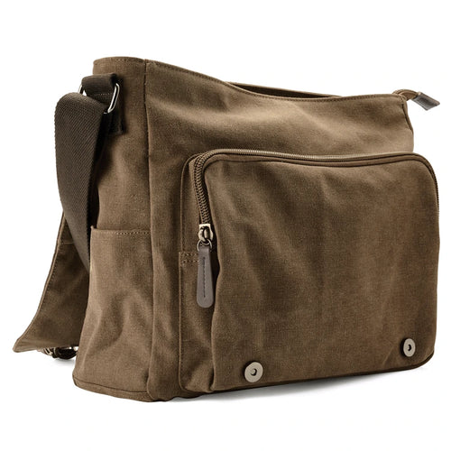 Structured Flap Laptop Messenger Bag