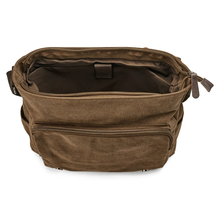 Structured Flap Laptop Messenger Bag