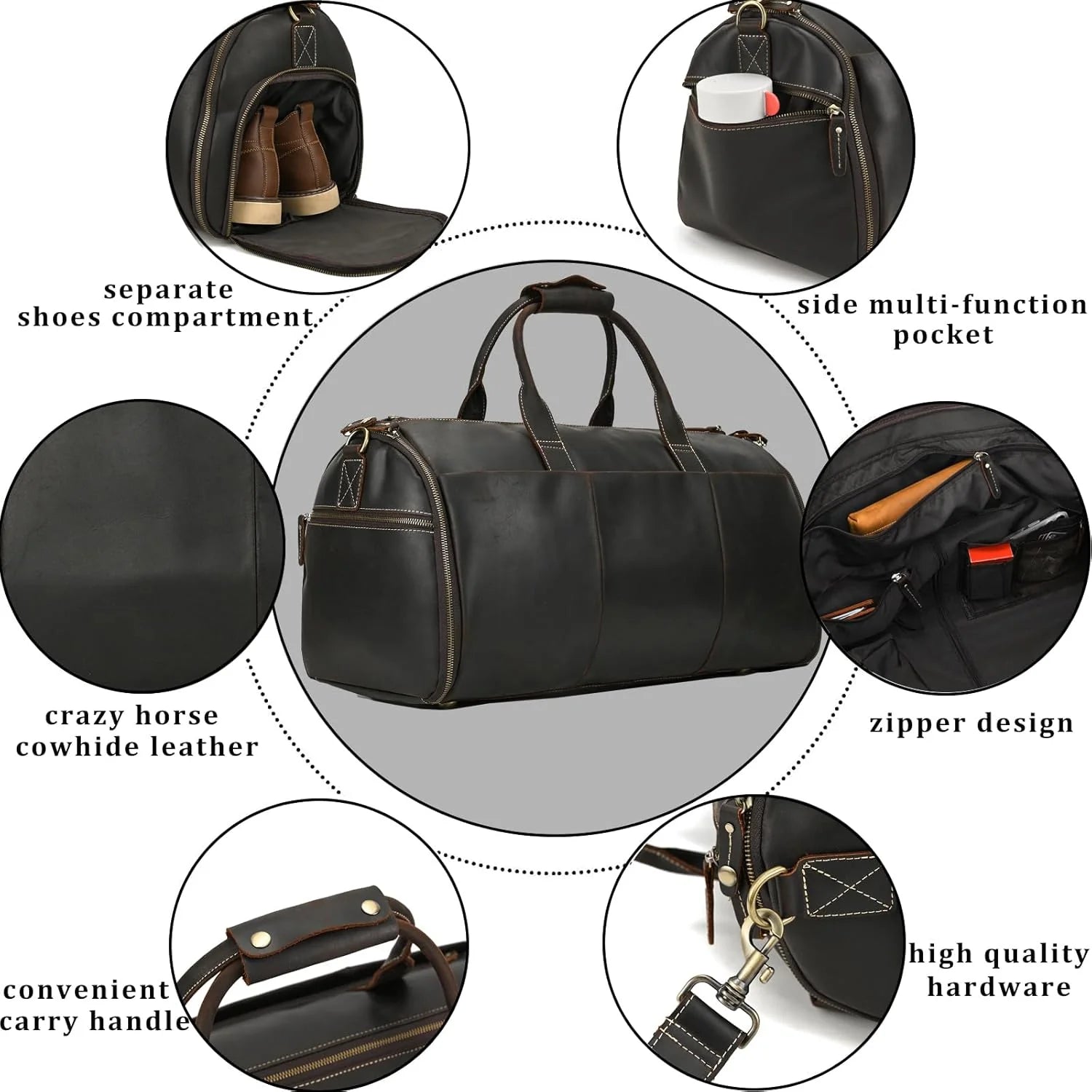 Convertible Garment Weekender Carry Bag