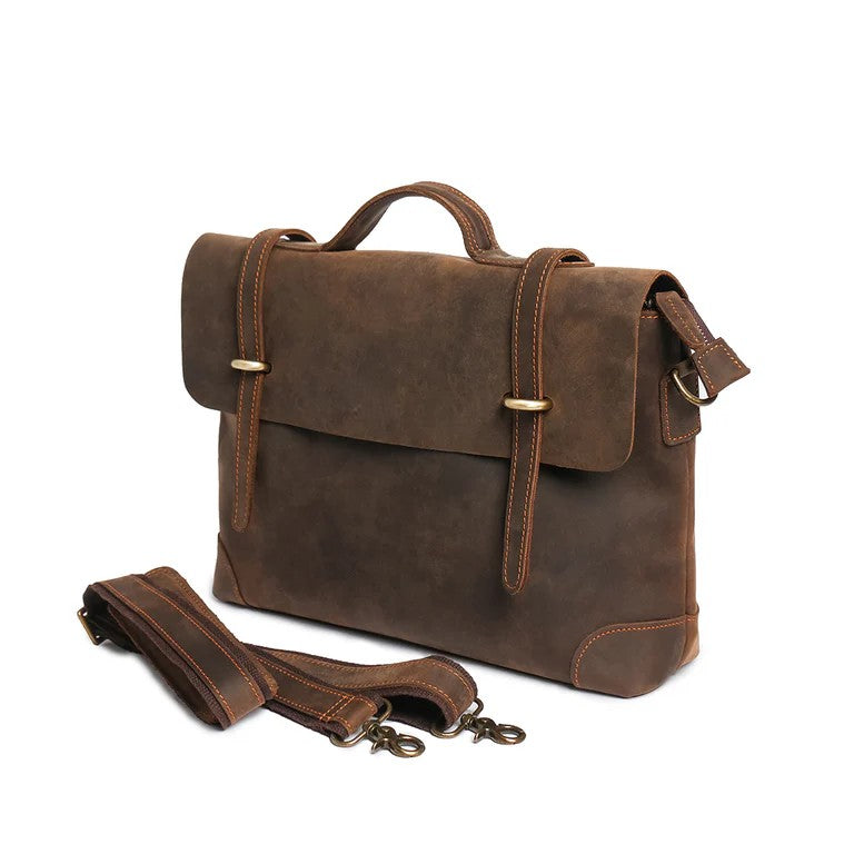 Vintage Style Laptop Messenger Bag