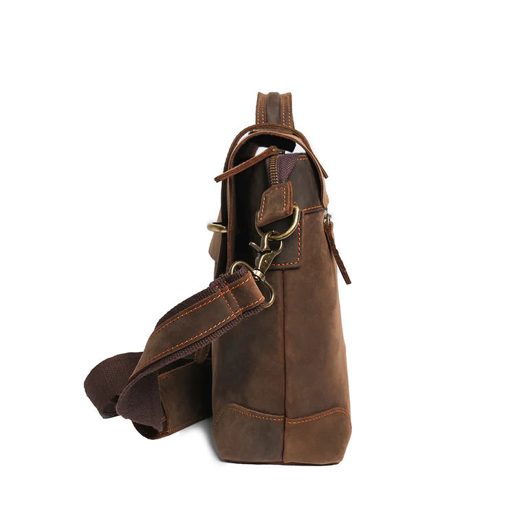 Vintage Style Laptop Messenger Bag